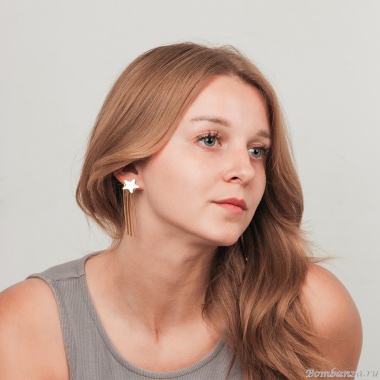 Серьги Fiore Luna, Комета, AWE3256-G Серьги Fiore Luna, Комета, AWE3256-G