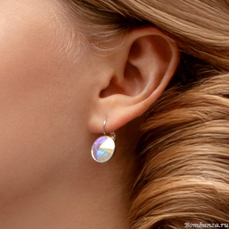 Серьги Fiore Luna, AB, A1903.25 BW/S