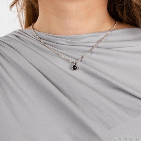 Колье Ciclon, Unique, с муранским стеклом, CN-233802 черный Колье Ciclon, Unique, с муранским стеклом, CN-233802 черный