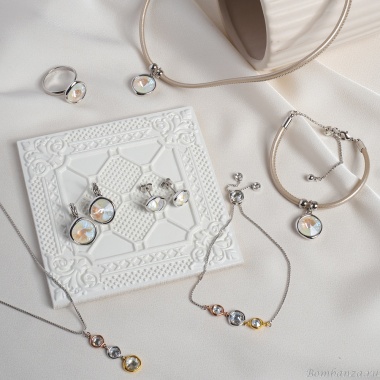 Пусеты Fiore Luna, Ivory Cream Delite