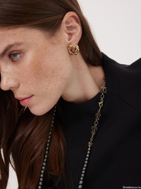 Серьги Fiore di Firenze OR9322 RUB POUSSET Серьги Fiore di Firenze OR9322 RUB POUSSET