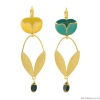 Серьги TARATATA, Crocus, асимметричные,смола,микрошарики,бусины, TT-H24-02755-20M золотистый Серьги TARATATA, Crocus, асимметричные,смола,микрошарики,бусины, TT-H24-02755-20M золотистый