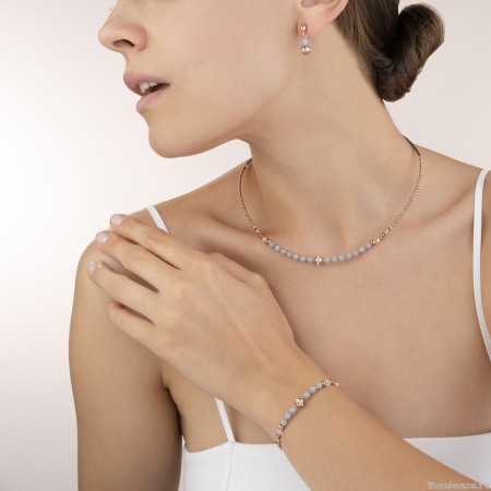 Колье Coeur de Lion,  Light Blue 4992/10-0720 Колье Coeur de Lion,  Light Blue 4992/10-0720. Германия