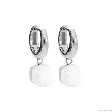 Серьги Qudo, Firenze white, 300210 BW/S Серьги Qudo, Firenze white, 300210 BW/S