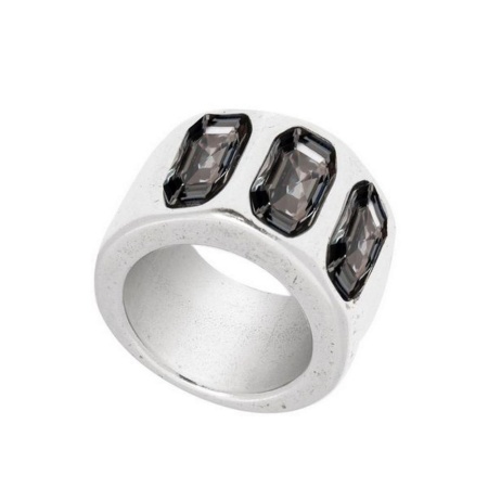 Кольцо VIDDA, Venice, с кристаллами Swarovski, VD22-01267 серый, 16,5