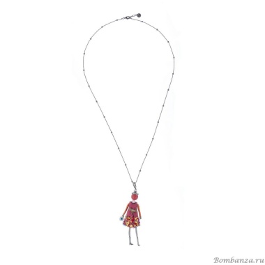 Подвеска Miamelie, кукла Вивиан, MiA-2408-CL7435 серебристый Подвеска Miamelie, кукла Вивиан, MiA-2408-CL7435 серебристый