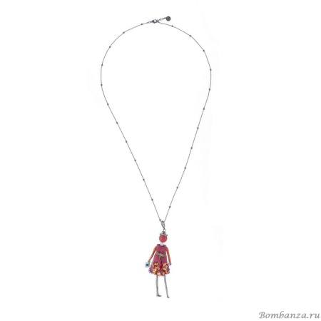 Подвеска Miamelie, кукла Вивиан, MiA-2408-CL7435 серебристый Подвеска Miamelie, кукла Вивиан, MiA-2408-CL7435 серебристый