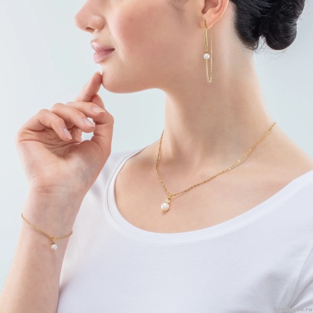 Браслет Coeur de Lion, White-Gold, 1113/30-1416. Германия