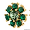 Серьги Dyrberg Kern, AUDE SG EMERALD GREEN, 450098