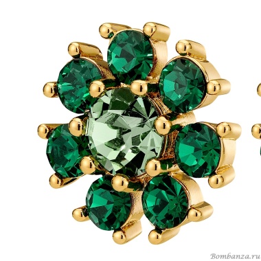Серьги Dyrberg Kern, AUDE SG EMERALD GREEN, 450098 Серьги Dyrberg Kern, AUDE SG EMERALD GREEN, 450098