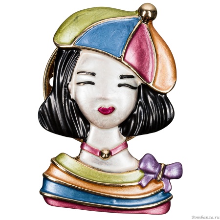 Брошь Shadore, Девочка в берете