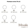 Кольцо Misaki, Run 17.2 мм RRUN54 BW/S RRUN54 BW/S Кольцо Misaki, Run 17.2 мм RRUN54 BW/S RRUN54 BW/S