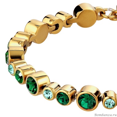 Браслет Dyrberg Kern, TERESIA SG EMERALD GREEN MIX, 450167 Браслет Dyrberg Kern, TERESIA SG EMERALD GREEN MIX, 450167