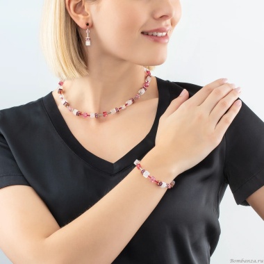 Колье Coeur de Lion, Pink, 3018/10-0400 Колье Coeur de Lion, Pink, 3018/10-0400