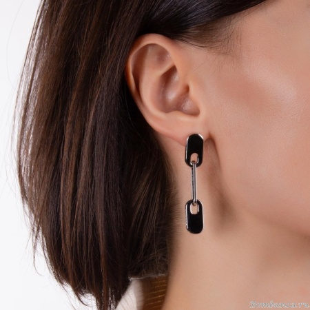 Серьги Nuance, с подвесками, NFN-23.03-024 серебристый