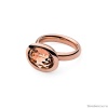Кольцо Qudo, Tivola Light Peach 18 мм 631625/17.8 BR/RG
