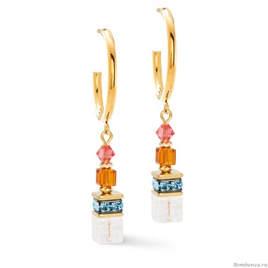 Серьги Coeur de Lion, Multicolour Sunset, 3021/21-1546 Серьги Coeur de Lion, Multicolour Sunset, 3021/21-1546