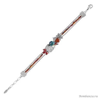 Браслет TARATATA, Woody, со смолой, бусинами и слюдяным порошком, TT-H24-10315-103 красный Браслет TARATATA, Woody, со смолой, бусинами и слюдяным порошком, TT-H24-10315-103 красный