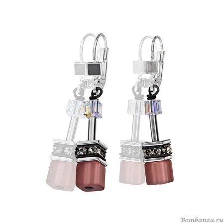 Серьги Coeur de Lion, Antique Pink-pastel 2838/20-1924