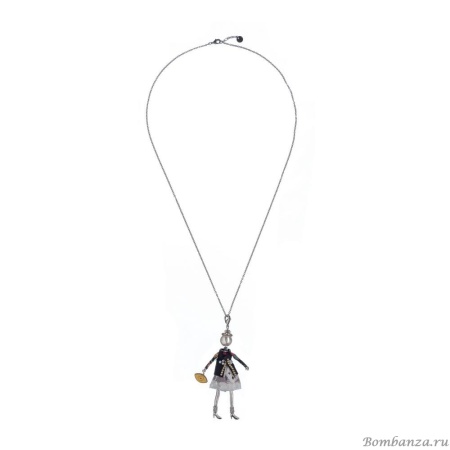 Подвеска Miamelie, кукла Маддалена, MiA-2308-CL5468 серебристый Подвеска Miamelie, кукла Маддалена, MiA-2308-CL5468 серебристый