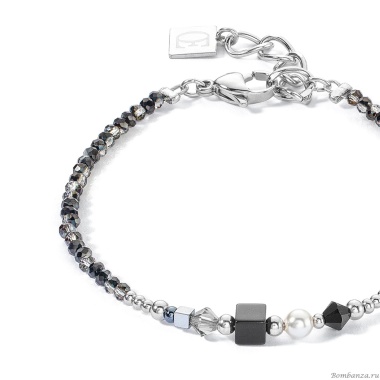 Браслет Coeur de Lion, Black-Silver, 4355/30-1317 Браслет Coeur de Lion, Black-Silver, 4355/30-1317. Германия