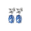 Серьги Dyrberg Kern, ANTONIA SS LIGHT BLUE/CRYSTAL, 420096 BL/BW/S