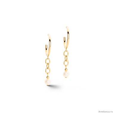 Пусеты Coeur de Lion, White-Gold, 1119/21-1416 Пусеты Coeur de Lion, White-Gold, 1119/21-1416