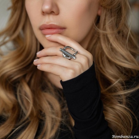 Кольцо Ciclon, Pura, металл, CN-231505 серебристый, 16,5 Кольцо Ciclon, Pura, металл, CN-231505 серебристый, 16,5