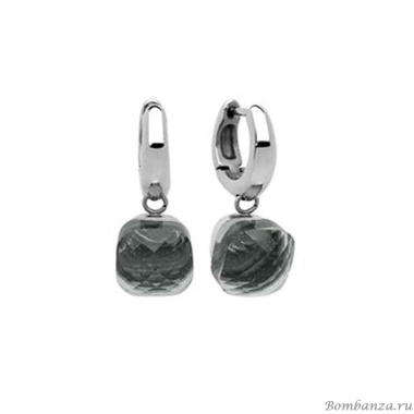 Серьги Qudo, Firenze smoke 300192 BW/S Серьги Qudo, Firenze smoke 300192 BW/S