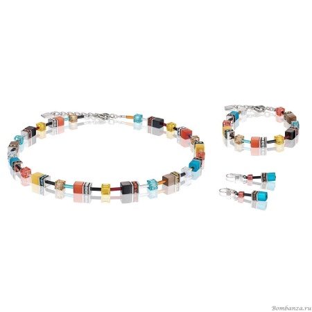 Серьги Coeur de Lion, Multicolor Daylight 2, 2838/20-1563. Германия