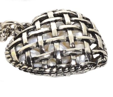 Колье Alcozer & J, Classic Silver, Сердце, C3288CS - сердце