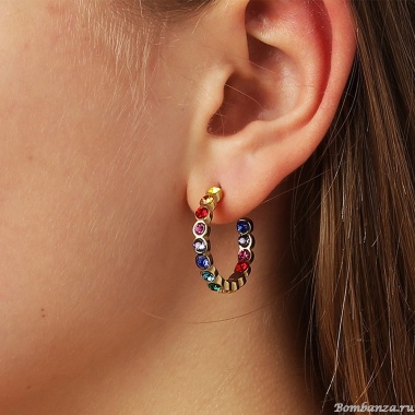 Серьги Dyrberg Kern, HOLLY SG RAINBOW, 390110 Серьги Dyrberg Kern, HOLLY SG RAINBOW, 390110