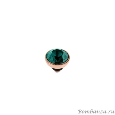 Шарм Qudo, Bottone Emerald 8 мм 680120 G/RG Шарм Qudo, Bottone Emerald 8 мм 680120 G/RG