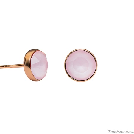 Пусеты Fiore Luna, Crystal Powder Rose