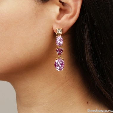 Серьги Dyrberg Kern, CARMEN SG ROSE, 440018 Серьги Dyrberg Kern, CARMEN SG ROSE, 440018