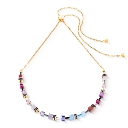 Колье Coeur de Lion, Purple-Blue, 3030/10-0807