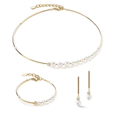 Колье Coeur de Lion, Asymmetry Freshwater Pearls, 1102/10-1416 Колье Coeur de Lion, Asymmetry Freshwater Pearls, 1102/10-1416