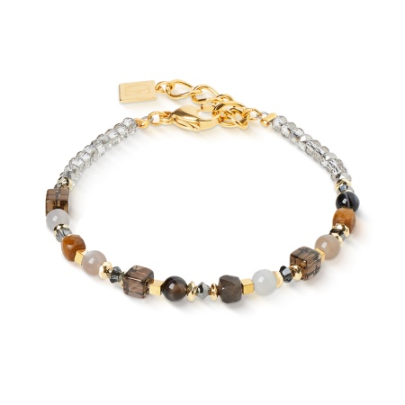 Браслет Coeur de Lion, Brown-Grey, 4347/30-1112