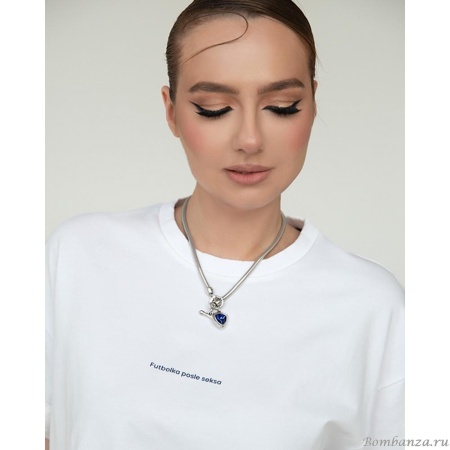 Колье Ciclon, Majestic, с кристаллом, CN-251808 красный