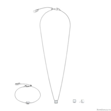 Серьги Coeur de Lion, White quartz (April), 1300/21-1400 Серьги Coeur de Lion, White quartz (April), 1300/21-1400