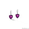 Комплект Coeur de Lion, Magic Crystal Amethyst, серьги и колье, 5054/10-20-0824 Комплект Coeur de Lion, Magic Crystal Amethyst, серьги и колье, 5054/10-20-0824. Германия