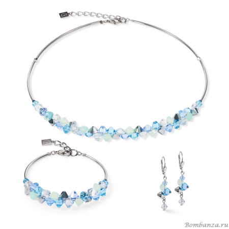 Комплект Coeur de Lion, Blue-Aqua, 2038/40-0737 из трех предметов