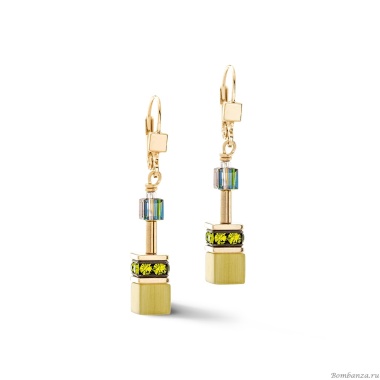 Серьги Coeur de Lion, Olive, 4020/20-0900 Серьги Coeur de Lion, Olive, 4020/20-0900