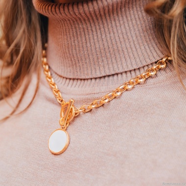 Колье Fiore Luna, Bella White Shell