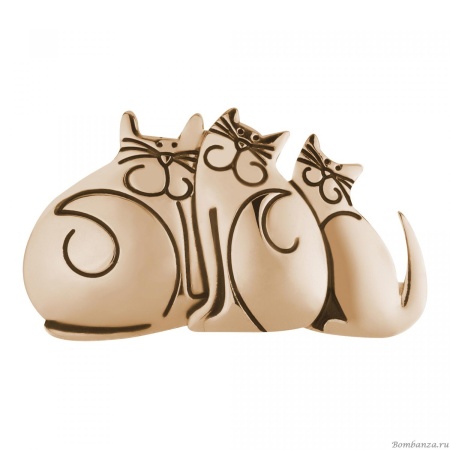 Брошь Shadore, Кошки Трио FAN-07066 RG