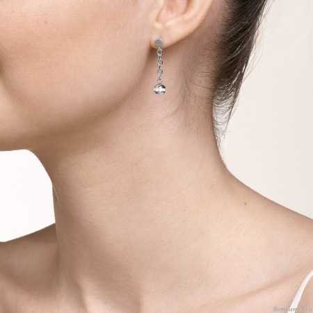 Серьги Coeur de Lion, 4-In-1 Silver 5067/21-1700. Германия