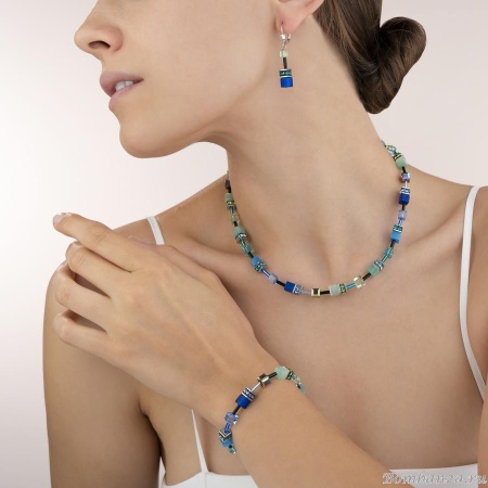 Серьги Coeur de Lion Blue-Green, 2838/20-0705. Германия