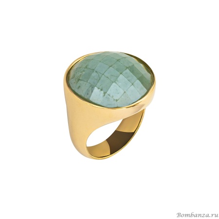 Кольцо Possebon, pearl green quartz 16.5 мм