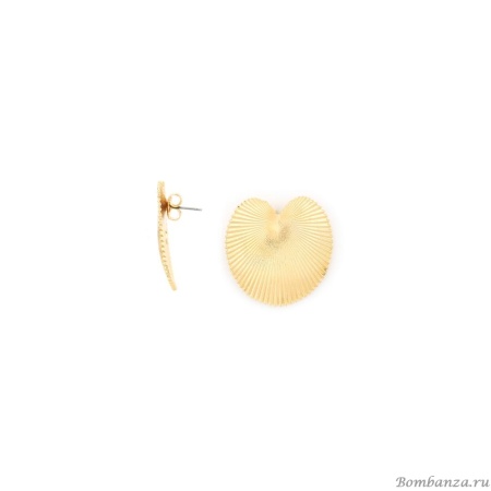 Серьги Ori Tao, Palmspring, пальмовый лист, OT24.2-12-32034 золотистый