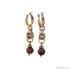 Серьги Lanzerotti, Elisir, с турмалином, LZ-25.10-323 коричневый